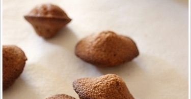 Mini madeleines au chocolat