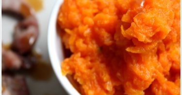 Purée de carotte et potiron