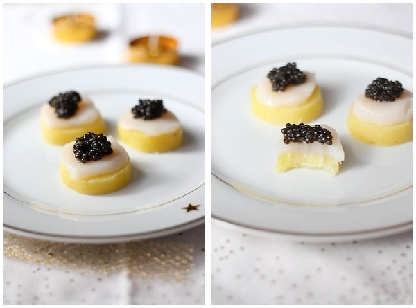 Petites mises en bouche au caviar
