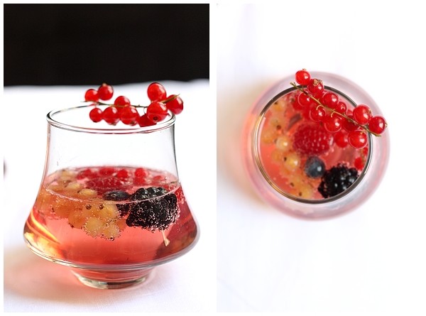 Cocktail fruits rouges