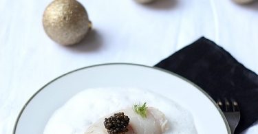 Bar poché et caviar