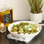 Salade de légumes verts et huile d'olive