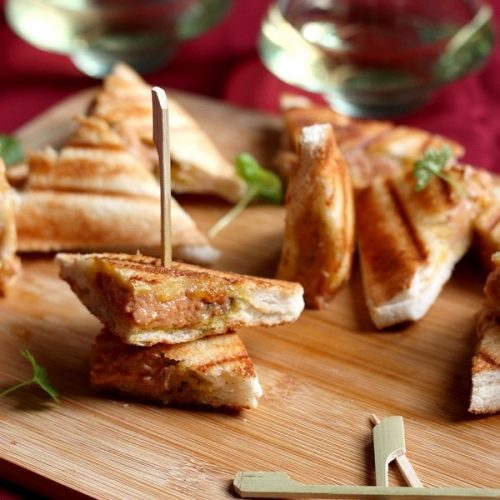 Croque-monsieur au foie gras