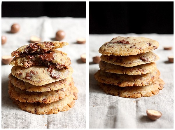 Cookies aux chocolats et maltesers