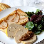 Foie gras et poire