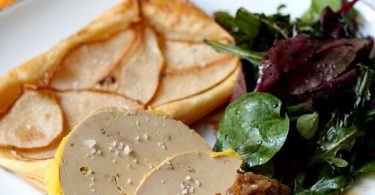 Foie gras et poire