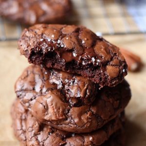 Brownie cookies aux noix de pécan et pépites de chocolat