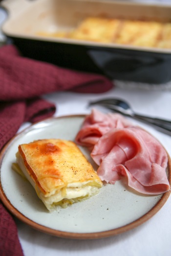 Poireau et fromage à raclette