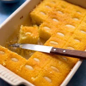 Basboussa – Gâteau de semoule marocain