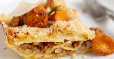Recette de lasagnes aux champignons et parmesan