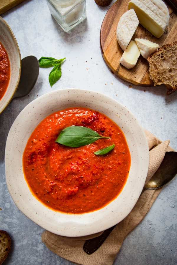 Comment faire une soupe de tomates rôties