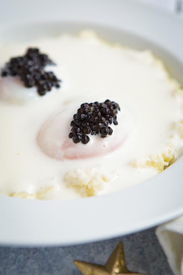 Recette d'oeuf parfait au caviar