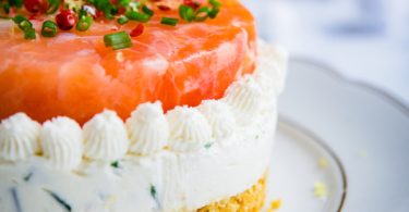 Recette de cheesecake salé au saumon