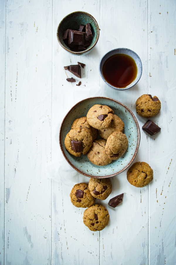 Cookies chocolat noir et noisettes