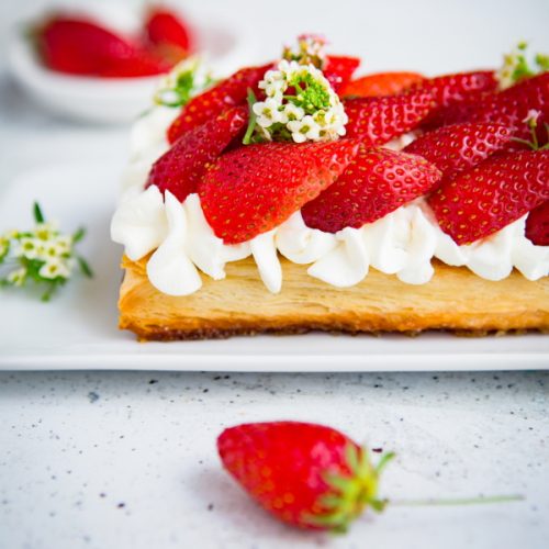 Comment faire une tarte aux fraises et à la chantilly ?