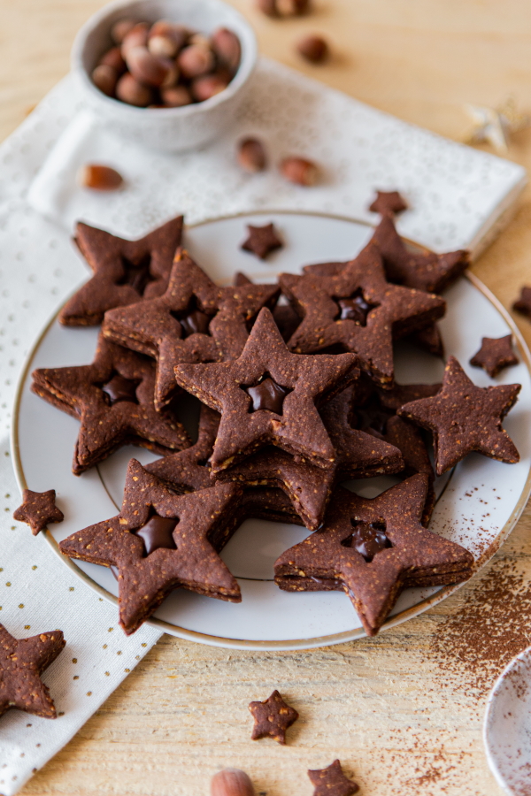 Biscuits de Noël 2020 : Chocolat et noisette