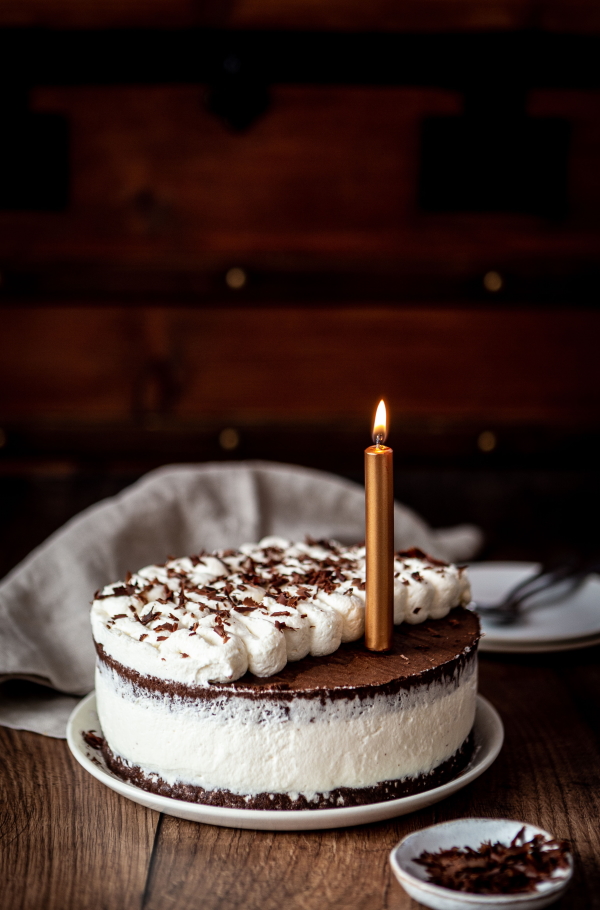 Gâteau d'anniversaire : forêt noire