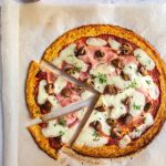 Recette de pâte à pizza au chou-fleur