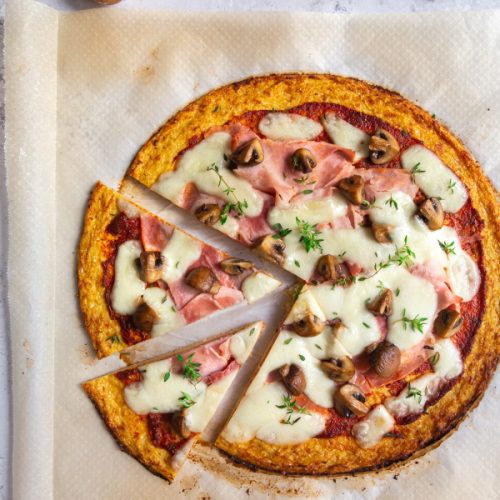 Recette de pâte à pizza au chou-fleur