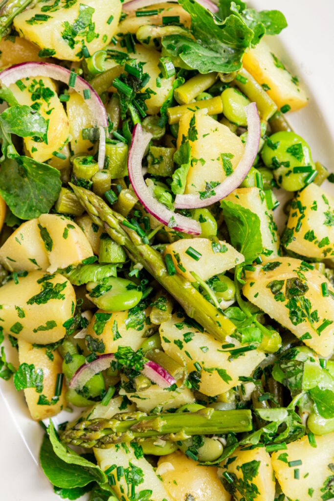 Recette facile de salade de pommes de terre et haricots verts