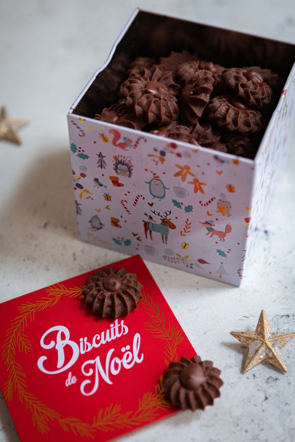Petits biscuits de Noël au chocolat